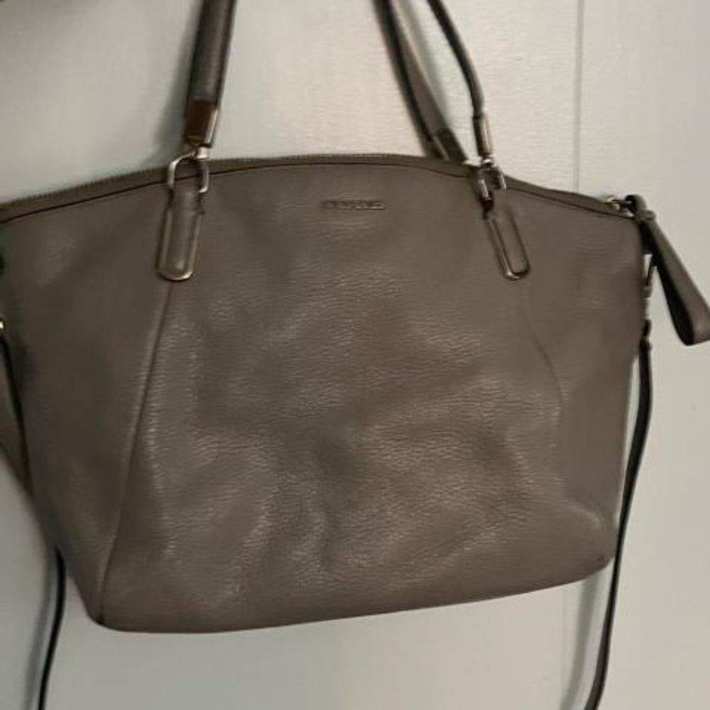 Nude coach purse